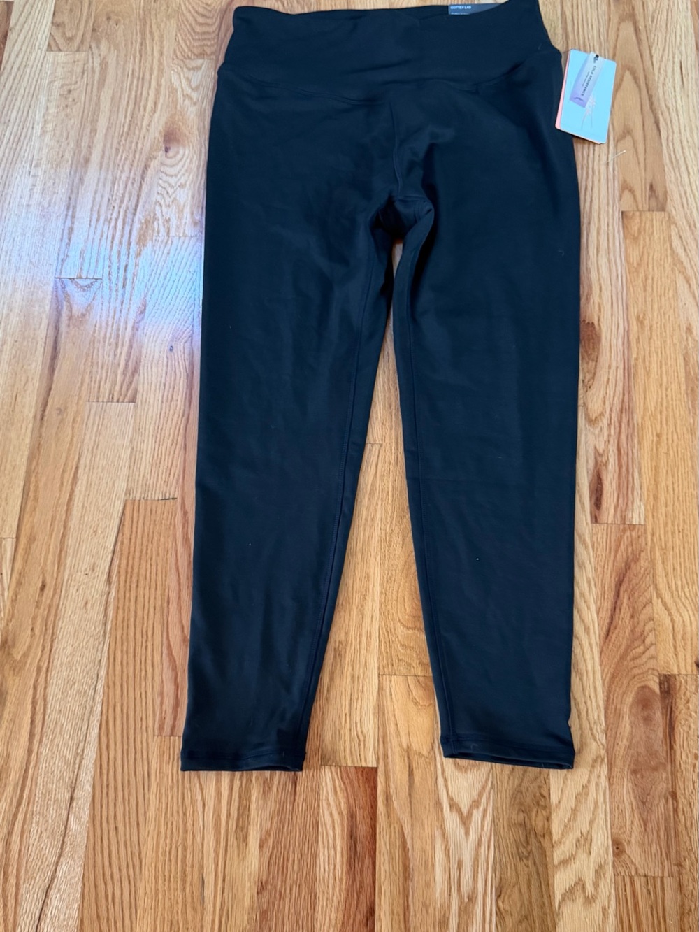 Gottex Black High-Rise Leggings with Wide Waistband